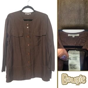 Eric Alexandre Silk Linen Button Down Shirt | Vintage | Women’s